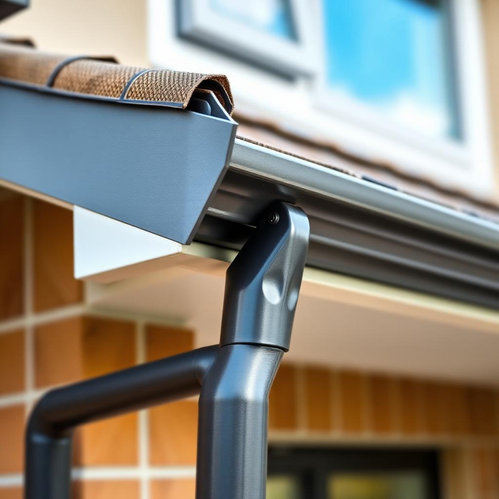 Seamless residential gutter installation